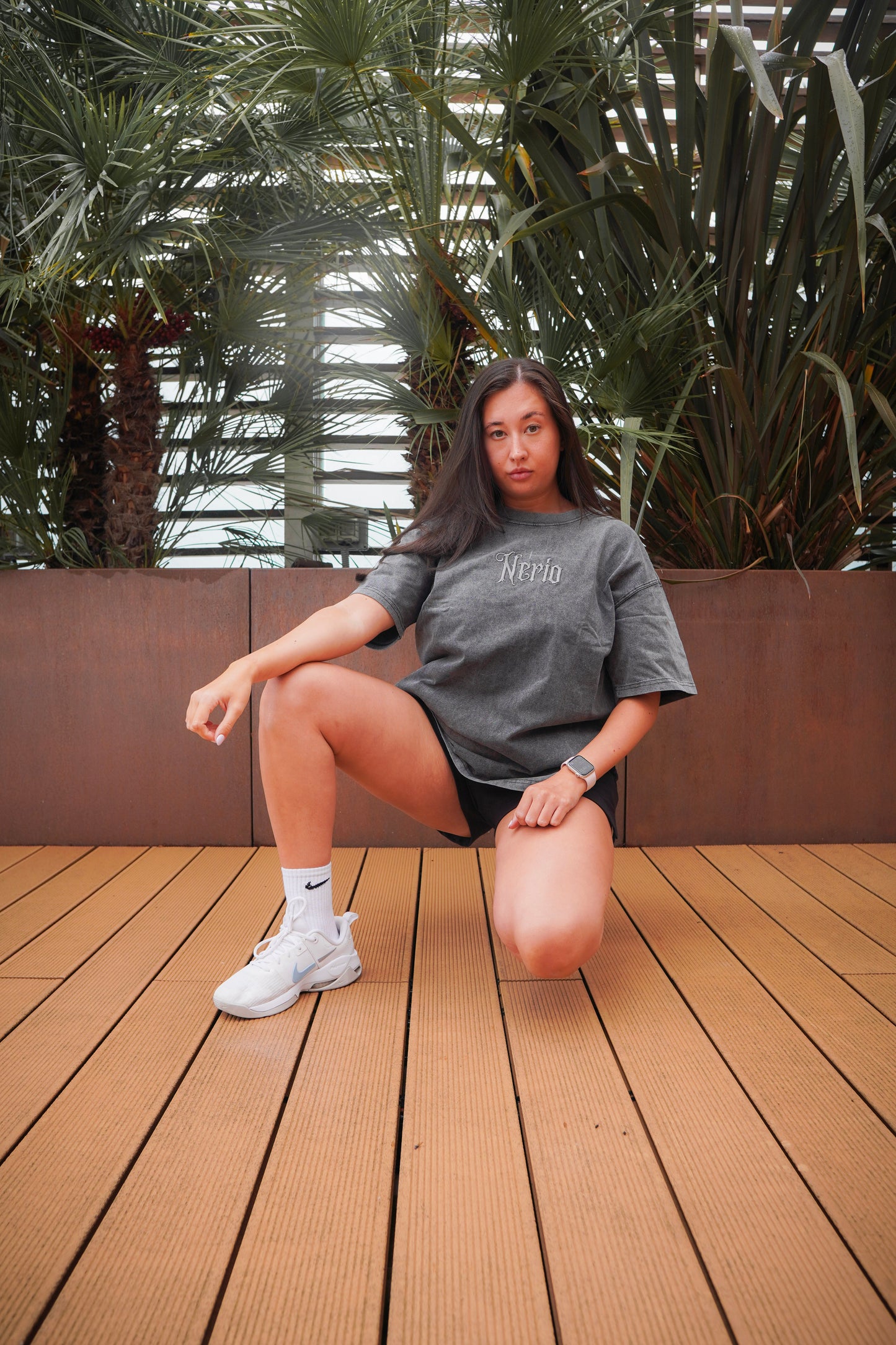Nerio's Gothic Essential Tee - Washed Out Grey