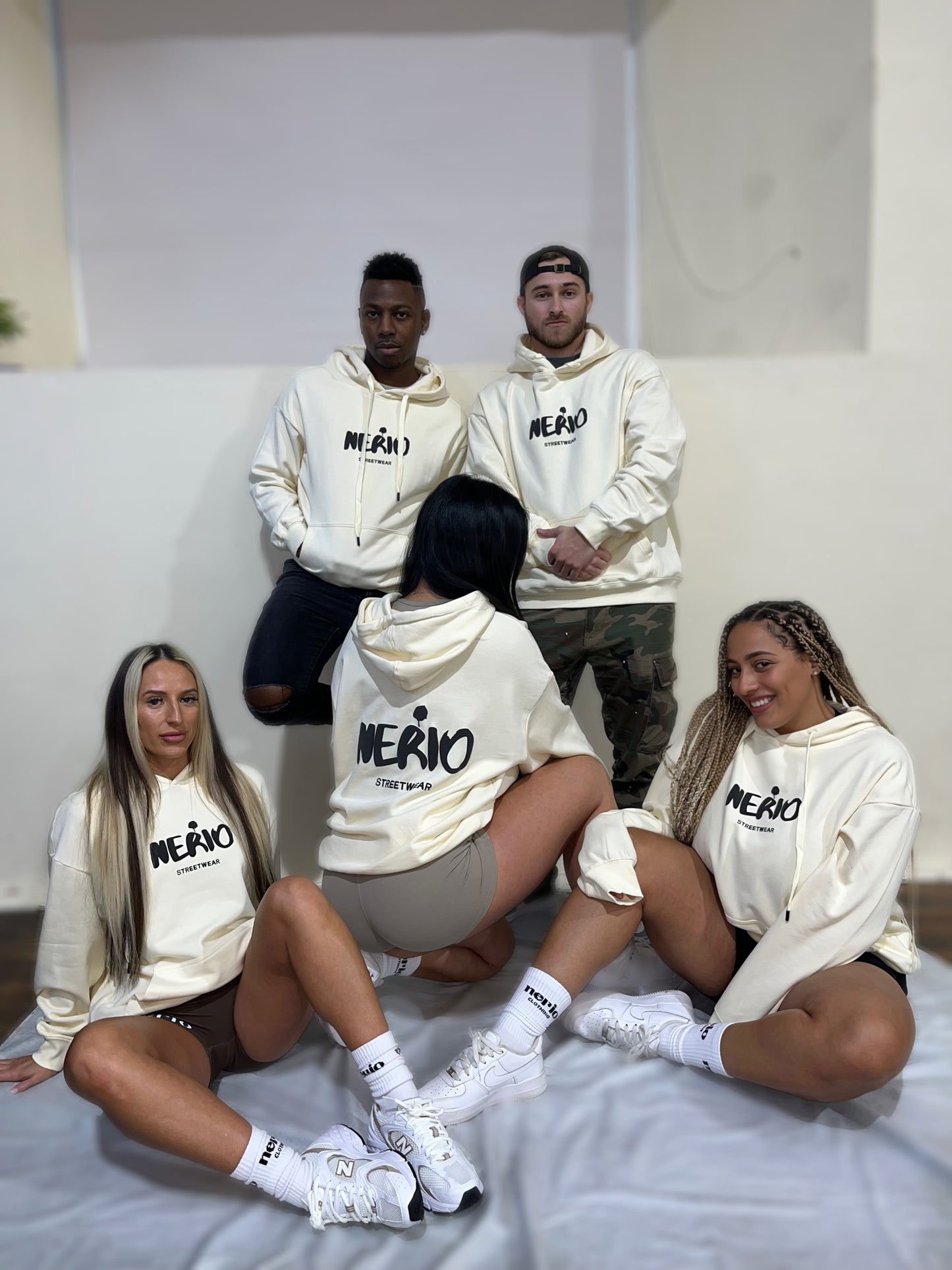 Nerio's Essential Cream Hoodie