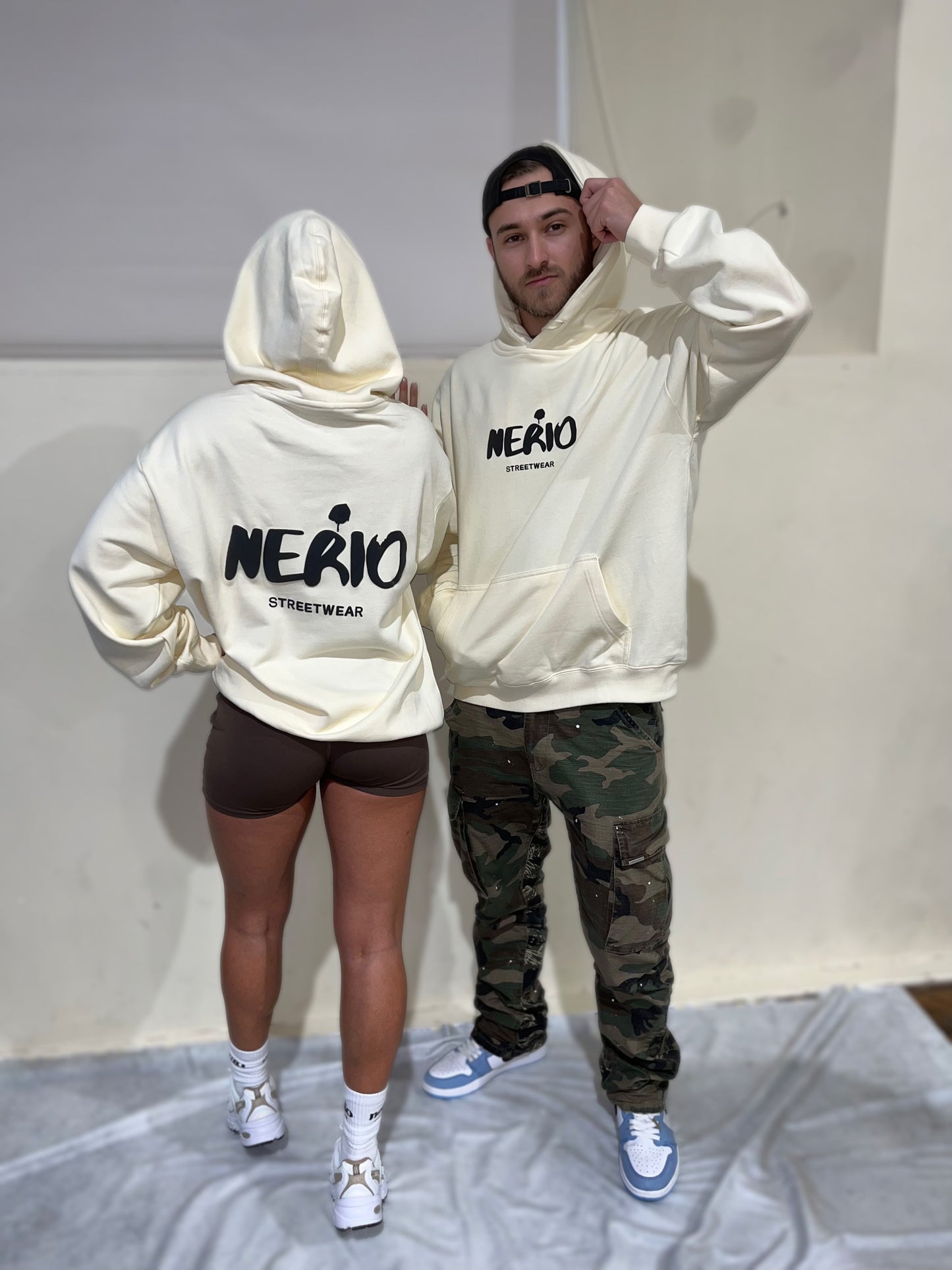 Nerio's Essential Cream Hoodie