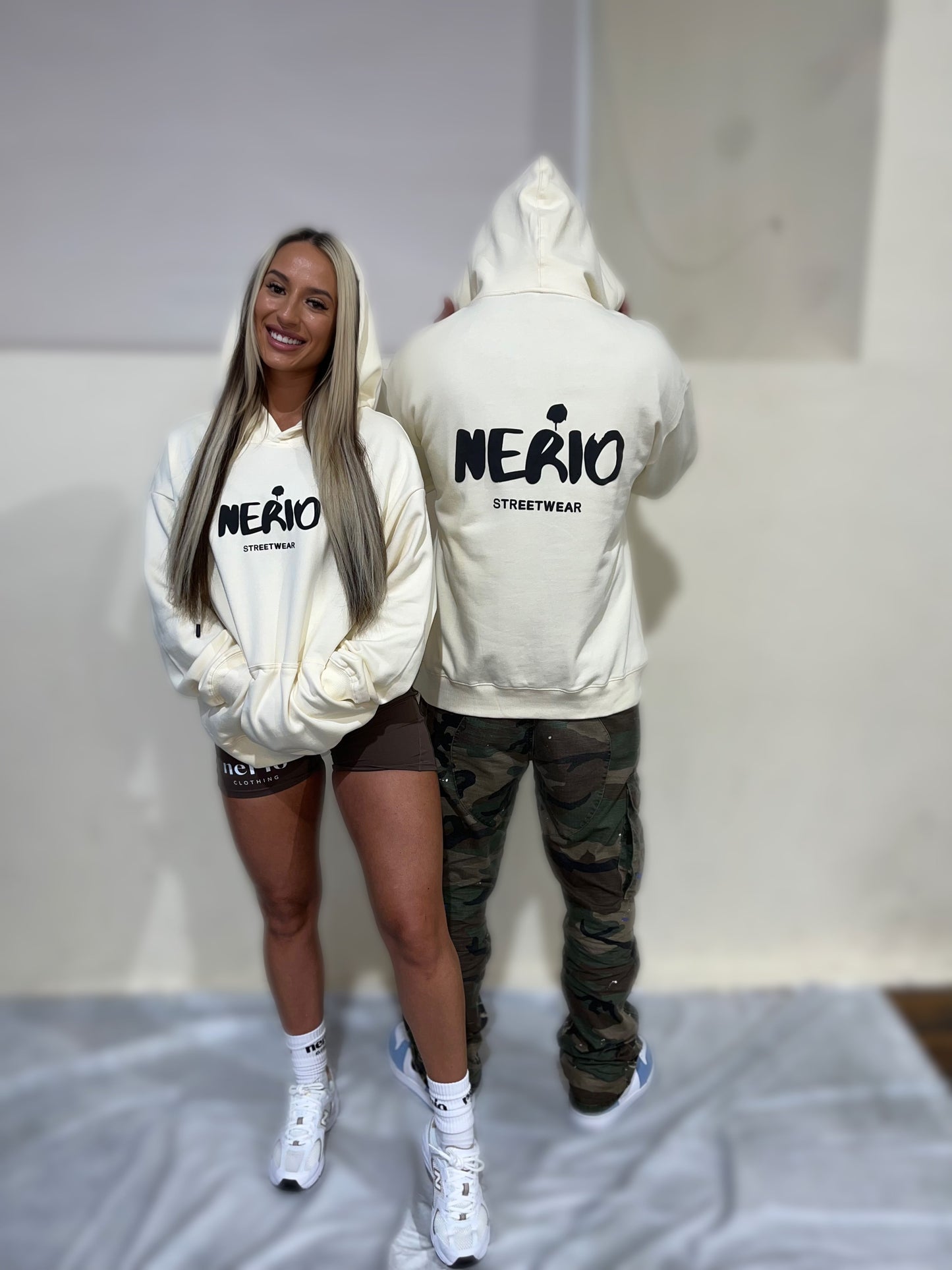 Nerio's Essential Cream Hoodie