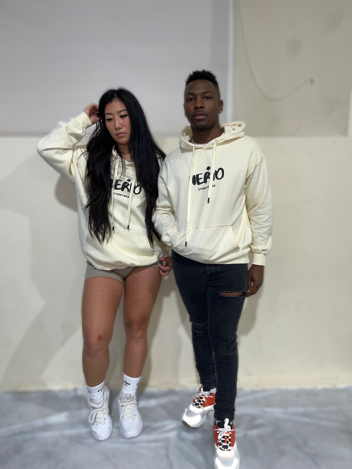 Nerio's Essential Cream Hoodie