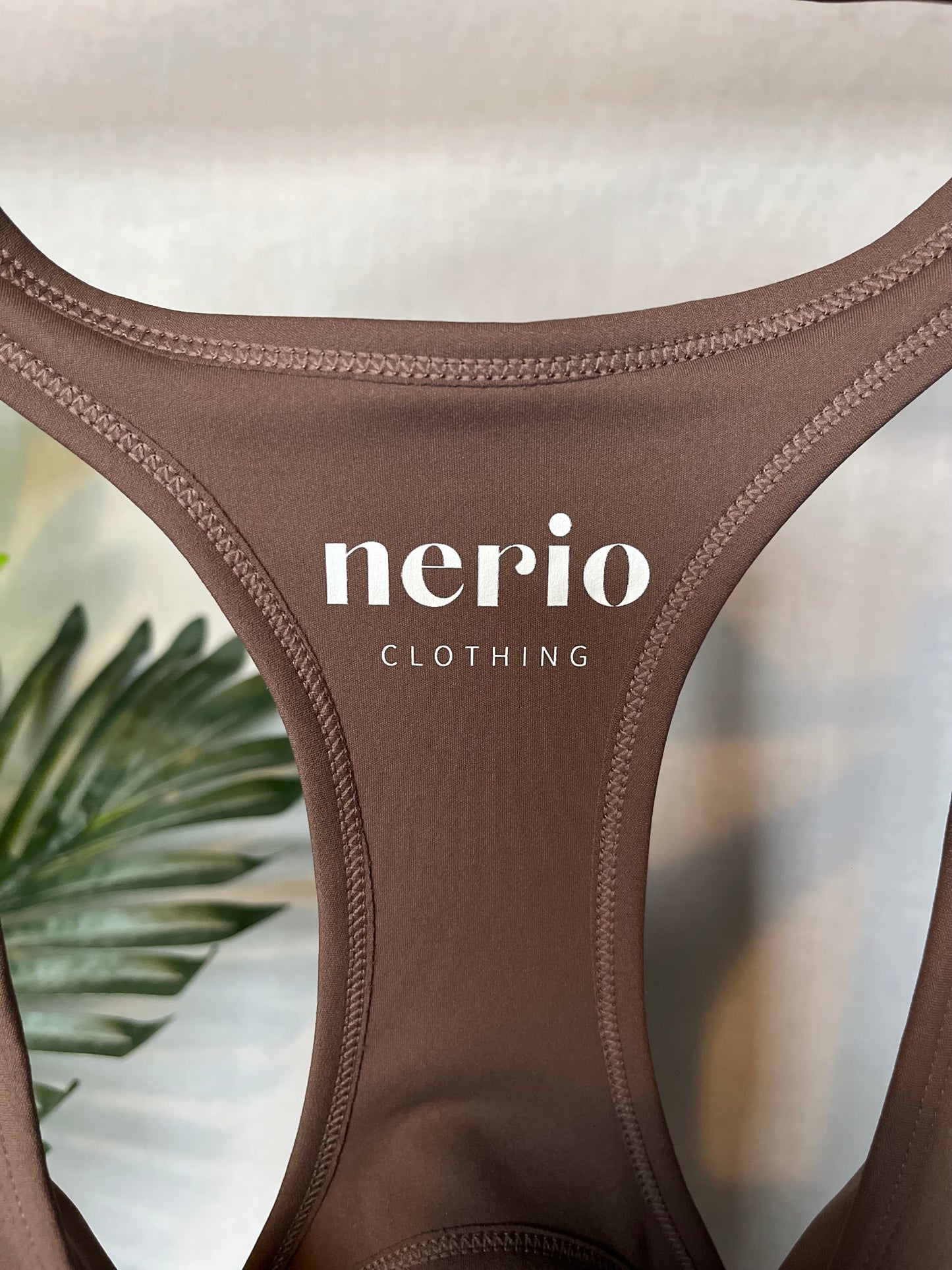 Nerio's Signature Gym Unitard - Chocolate Brown