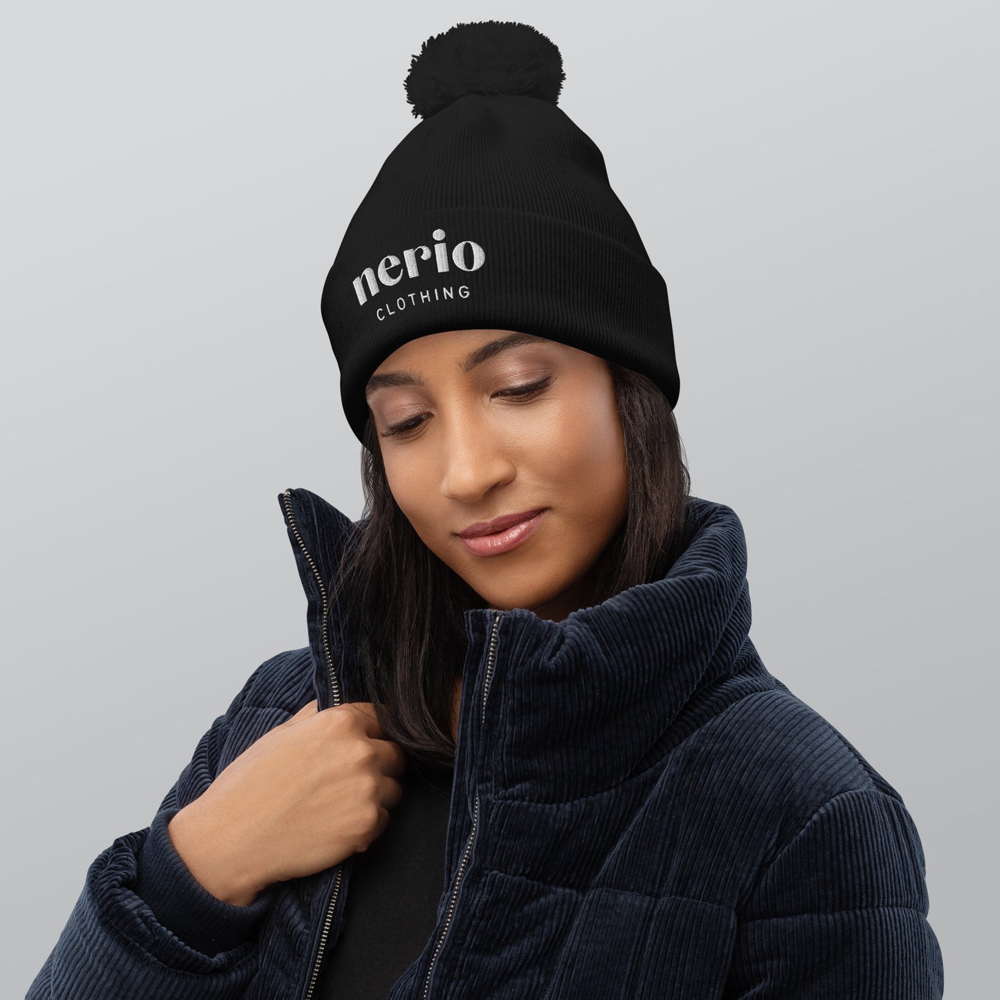 Nerio's Essential Pom-Pom Beanie